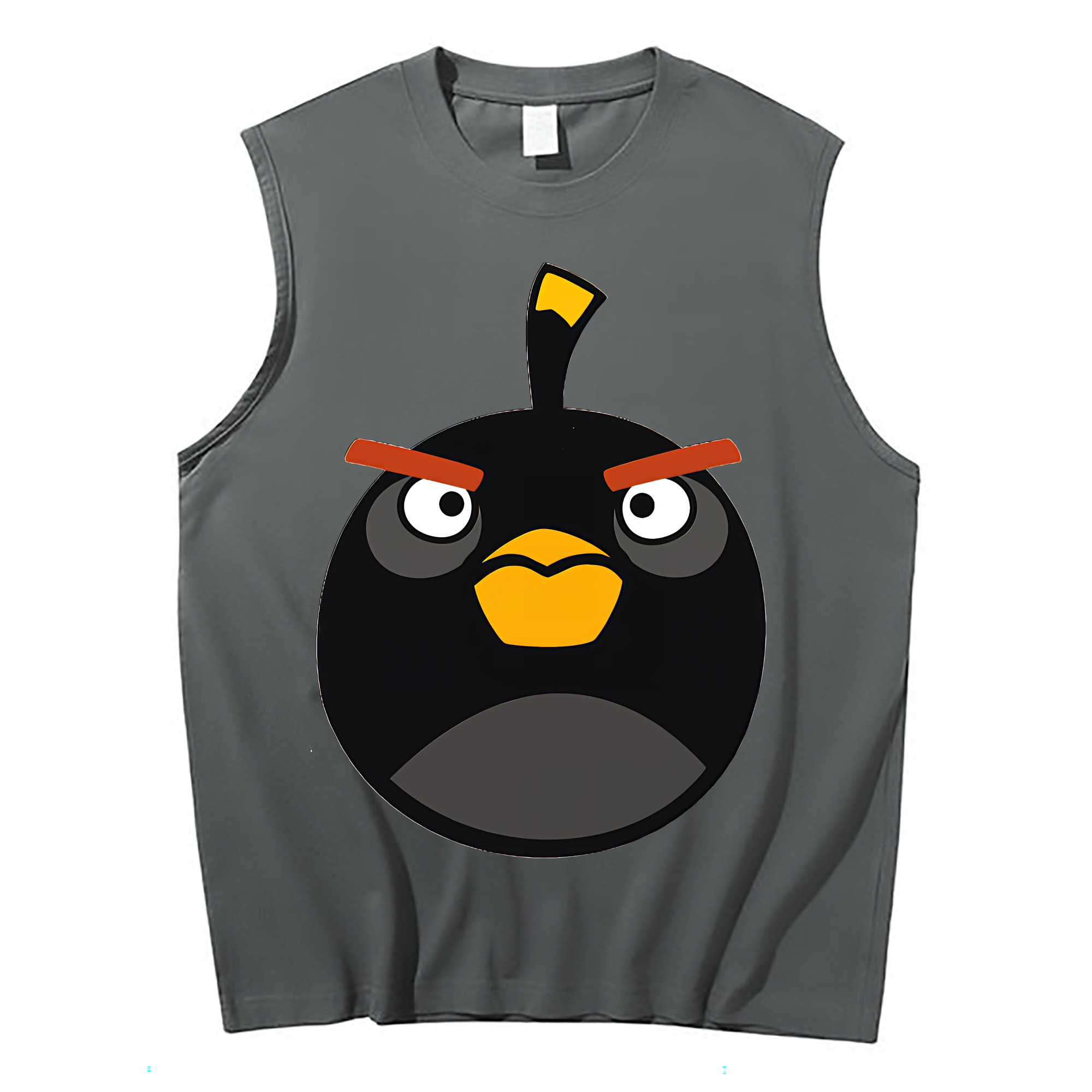 （画像用） Angry Birds アングリーバード コットン100％タンクトップ（フロントプリント）